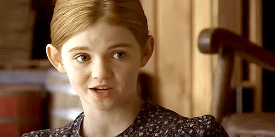 Morgan Lily as Missy Davis, Clark's daughter, struggling to understand why she has to stay away from her sick mother in Love's Everlasting Courage (2011)