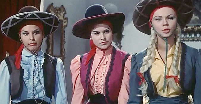 Rose Ranalli The Magnificent Three (1961) - Once Upon a Time in a Western