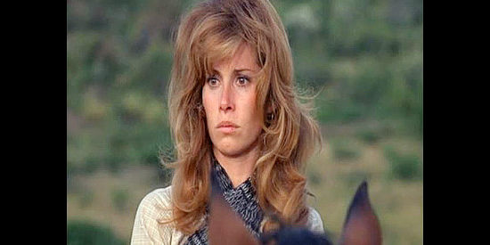 Stefanie Powers as Rozaline, a woman torn between two men in Hardcase (1972)
