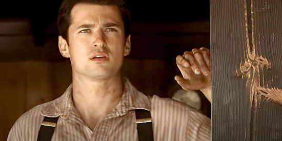 Wes Brown as Clark Davis, watching help arrive to repair his damaged home in Love's Everlasting Courage (2011)