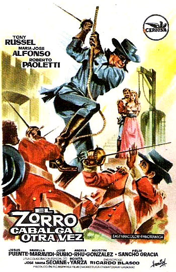 Behind the Mask of Zorro (1965) poster