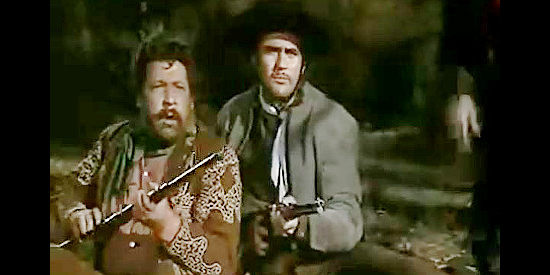Fernando Sancho as one of the men who help the Coyote in Sign of the Coyote (1963)