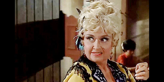 Joan Blondell as Larouge, the saloon owner who temporarily become's Dakin's protector in Winchester '73 (1967)