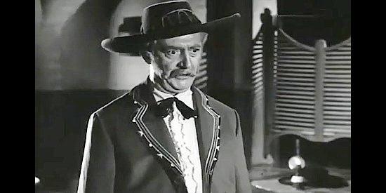 Julio Goróstegui as Señor Acevedo, standing up to Col. Clark over his daughter's honor in Judgment of Coyote (1956)