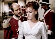 Maria Jose Alfonso as Manuela de la Riva, being harassed by Ambo (Agustin Gonzalez) yet again in Behind the Mask of Zorro (1965)