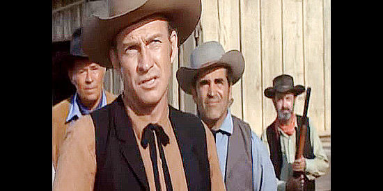 Walker Edmiston as Sheriff Hart, Sam Benner's hand-picked lawman in The Silent Gun (1969)