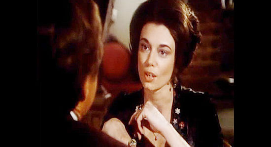 Tricia O'Neill as Miss Adams, the lovely lass who specializes in personal servies and seems to be following Charlie Cobb in Charlie Cobb (1977)