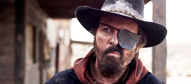 Curt Lambert as Wildeye, a man wounded in the war and hellbent on recovering the chest of gold in Promise (2021)
