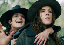 PROMO -- Emily Bett Rickards as Calamity Jane (right), finding herself under the gun of a serial killer named Abigail (Priscilla Faia) in Calamity Jane (2024)
