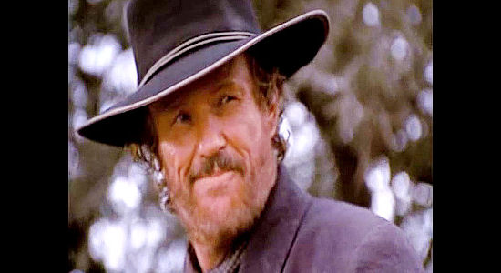 Kris Kristofferson as Hugh Allison, ready to fight for Texas and his own freedom in Two for Texas (1998)