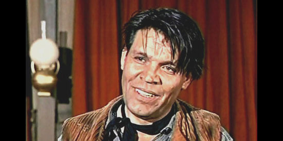 Neville Brand as Texas Ranger Reese Bennett, crossing paths with Trampas for the first time in Backtrack! (1969)