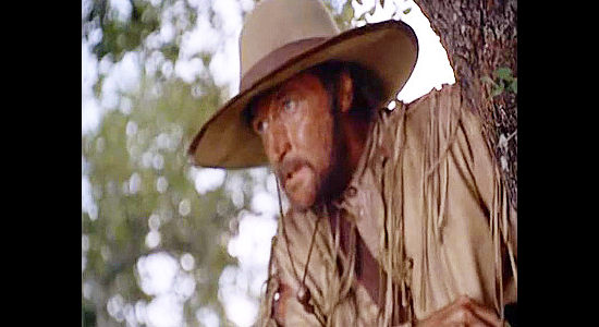 Richard Andrew Jones as Deaf Smith, one of Sam Houston's most trusted scouts in Two for Texas (1998)