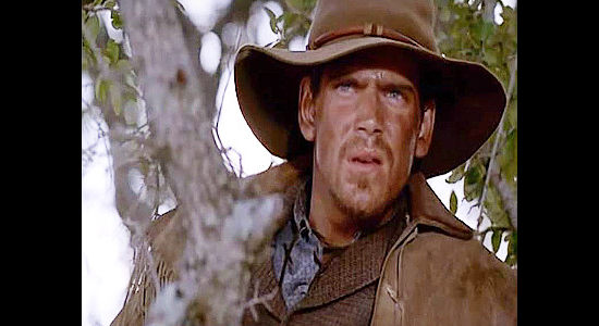 Scott Bairstow as Son Holland, scouting Santa Anna's army for Sam Houston in Two for Texas (1998)