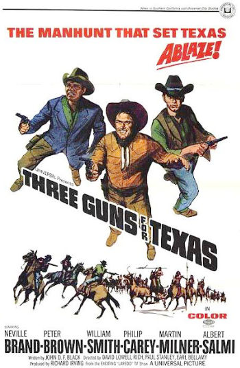 Three Guns for Texas (1968) poster