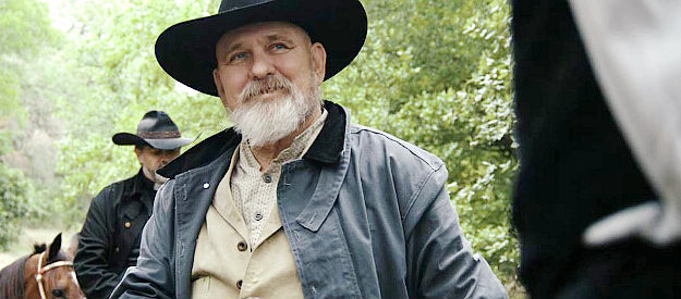 Jaek Jacemenek as Grant, the retired lawman who rides again to help track down his own son in The Oldest Posse (2023)