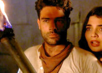 Marco Leonardi as Johnny Madrid and Ara Celi as Esmeralda in From Dusk Till Dawn 3, The Hangman's Daughter (1999)