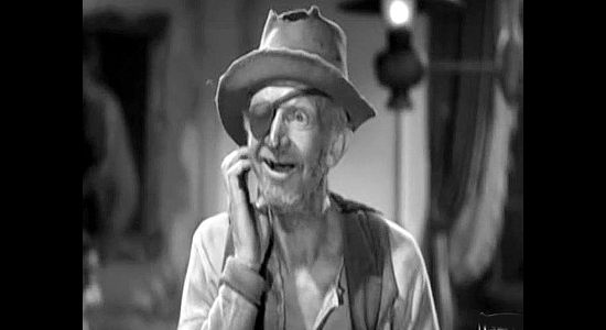 Walter Brennan as Old Atrocity, amazed at how it feels to do a good deed for someone in Barbary Coast (1935)