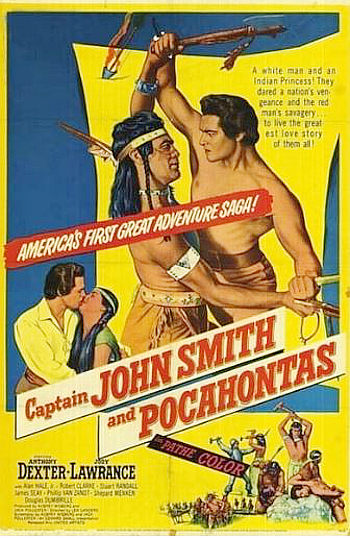 Captain John Smith and Pocahontas (1953) poster