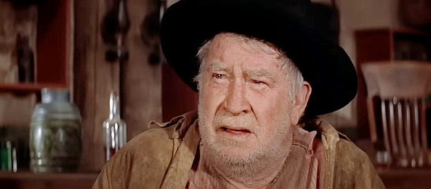 Chill WIlls as Lemuel, forced to follow Garrett's orders in his own saloon in Pat Garrett and Billy the Kid (1973)