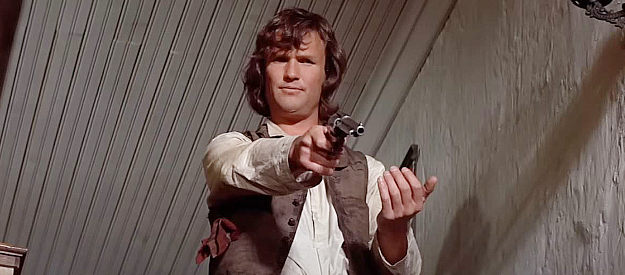 Kris Kristofferson as Billy the Kid, about to break jail in Pat Garrett and Billy the Kid (1973)