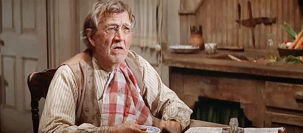 Paul Fix as Pete Maxwell, the old friend who opens his home to Billy in Pat Garrett and Billy the Kid (1973)