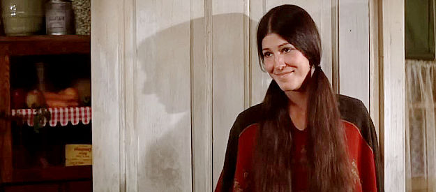 Rita Coolidge as Maria, the new girl to spend time in Billy's bed in Pat Garrett and Billy the Kid (1973)