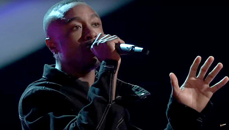 Cameron Wright turns four chairs with his version of 'The Way We Were' on The Voice Monday night. (NBC Photo)