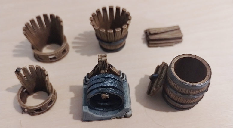 Miniature Building Authority 28mm barrel-making set