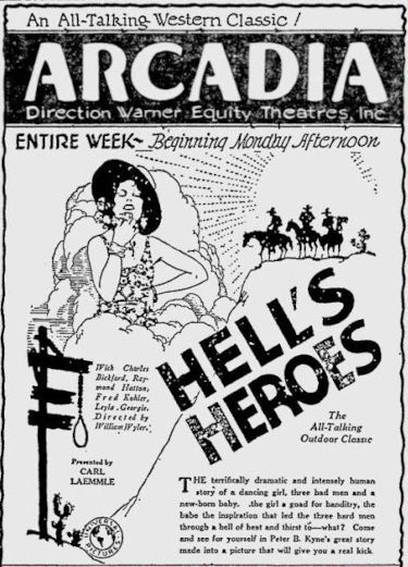 Hell's Heroes (1929) poster