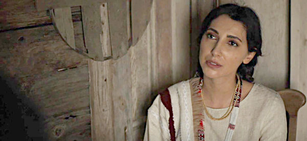 Zamira Scattolon as Tallulah, the Indian woman who asks The Guardsmen to track down outlaw Richard West in The Guardsmen (2024)