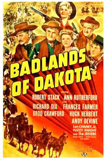 Badlands of Dakota (1941) poster