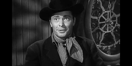 Barry Sullivan as Tom Horn, who grew up poor and is determined not to stay that way in Bad Men of Tombstone (1949)