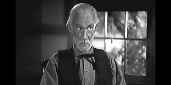 Clem Beavans as Crabapple Jones, the drunk the parson tries to reform in The Parson of Panamint (1941)