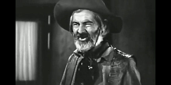 George 'Gabby' Hayes as Hardtack, always pushing Tom Cook to do the right thing in Wagons Westward (1940)