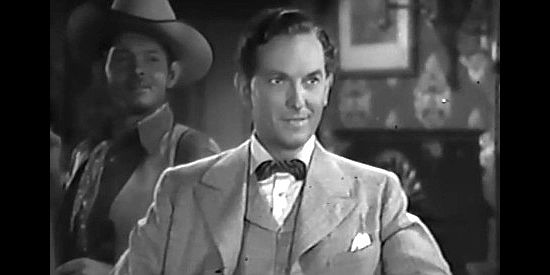 Joseph Schildkraut as Bob Deming, owner of the Pick and Drill saloon in The Parson of Panamint (1941)