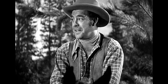 Lon Chaney Jr. as Jack McCall, leader of the outlaw gang in Badlands of Dakota (1941)