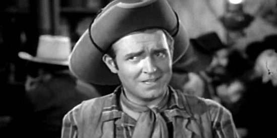 Robert Paige as Steve Logan, vowing to make sure Texas cattlemen get a fair price for their herds in Frontier Badmen (1943)