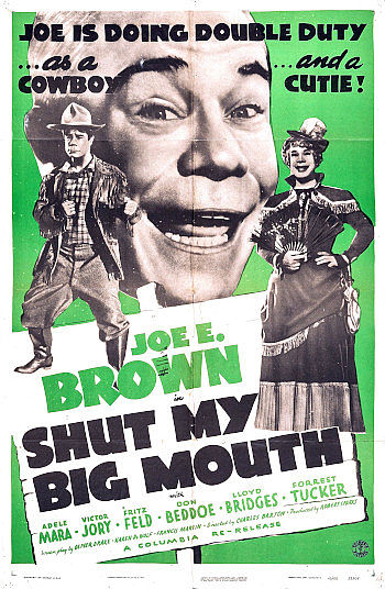 Shut My Big Mouth (1942) poster