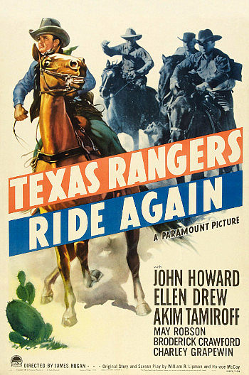 Texas Ranges Ride Again (1940) poster