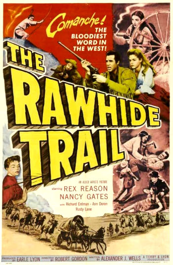 The Rawhide Trail (1958) poster