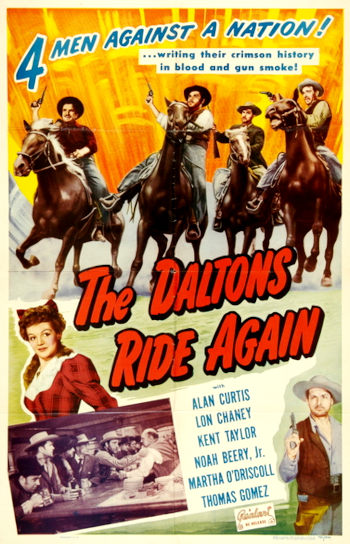 The Daltons Ride Again (1945) poster