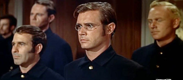John Lupton as William Pittenger, about to receive the Congressional Medal of Honor in The Great Locomotive Chase (1956)