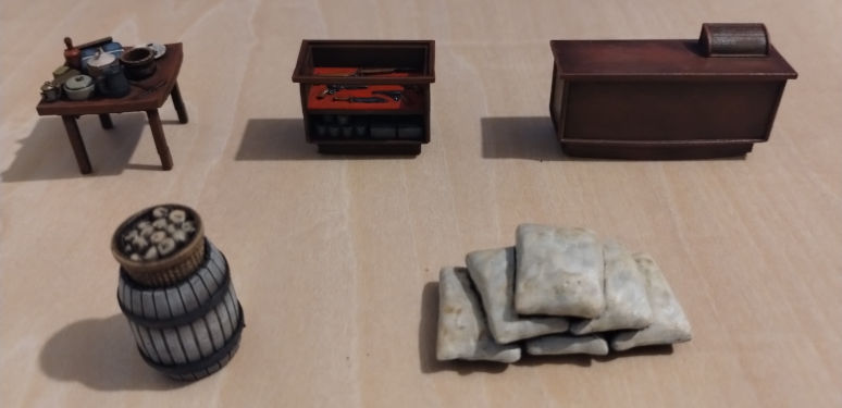 The components in the Old West store set sold by CreepyHero Studios