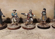 And yet more figures from my 28mm Old West collection. Again, each is from a different company