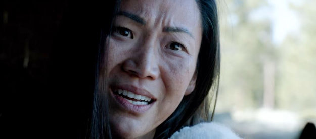 Aria Song as WIllow Polly, fearful of the demon on the trail of the last member of the Bragge family in Blood in Them Hills (2025)