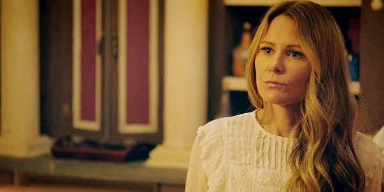 Brandy Futch as Katie Jennings, looking for direction after Sinclair destroys her family in Black Creek (2024)