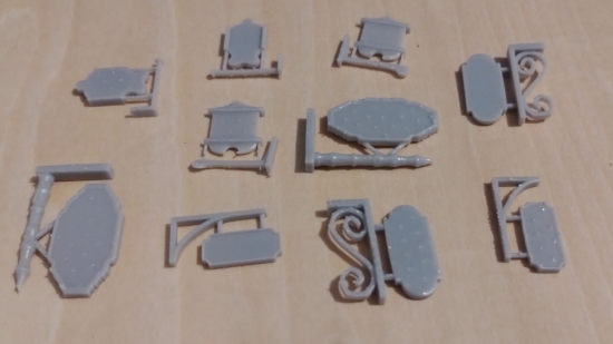 CreepyHero Studio's sign set