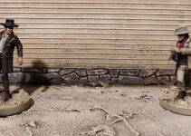 Hawk (aka Frank) and Harper (aka Harmonica) about to square off from the Gunfighter's Ball Linguine Faction Pack