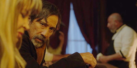 Keith Cooke as Richard Barton, hoping to rekindle a romance with Rose Jennings in Black Creek (2024)