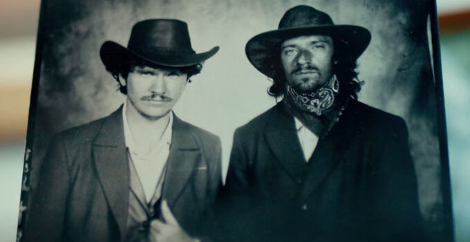 Chandler Balli and Addison Chapman as the bounty hunting duo of Skinny and Short in Death After Dusk (2024)